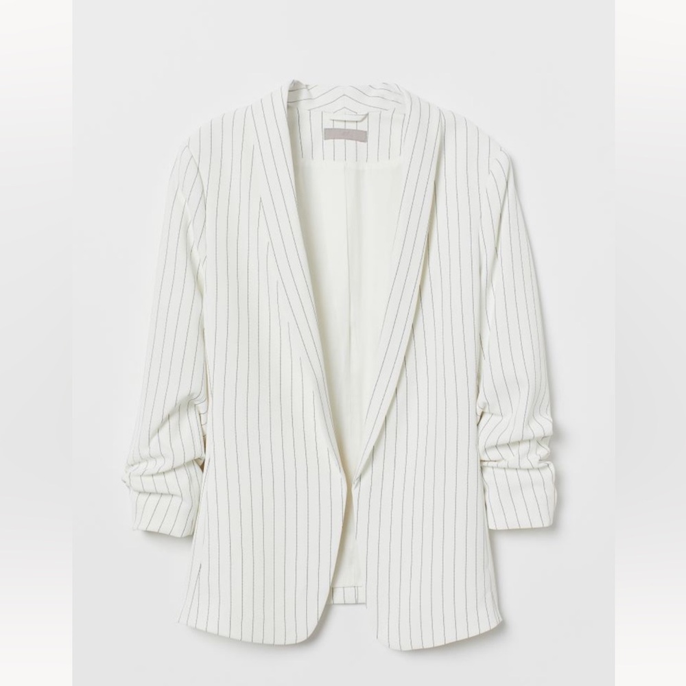 H&M Striped Blazer